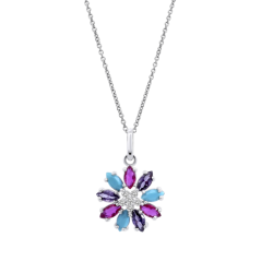 Collana Donna Lotus Silver...