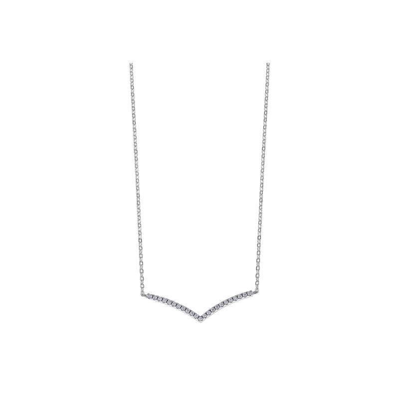 Collana Donna Lotus Silver LP1992-1/1 In Argento Con Zirconi