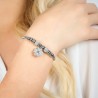 Bracciale Donna Luca Barra BK2335 In Acciaio Con Quadrifoglio