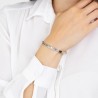 Bracciale Rigido Donna Luca Barra BK2101 Con Scritta "BE HAPPY FEEL GOOD"