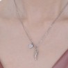 Collana Donna Luca Barra CK1516 Con Cornetto Portafortuna E Cuore