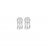 Orecchini Donna Luca Barra OK1314 Acchiappa Sogni Con Strass
