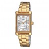 Orologio Donna Casio LTP-1234PG-7AEG Rettangolare Con Cassa E Cinturino Dorati
